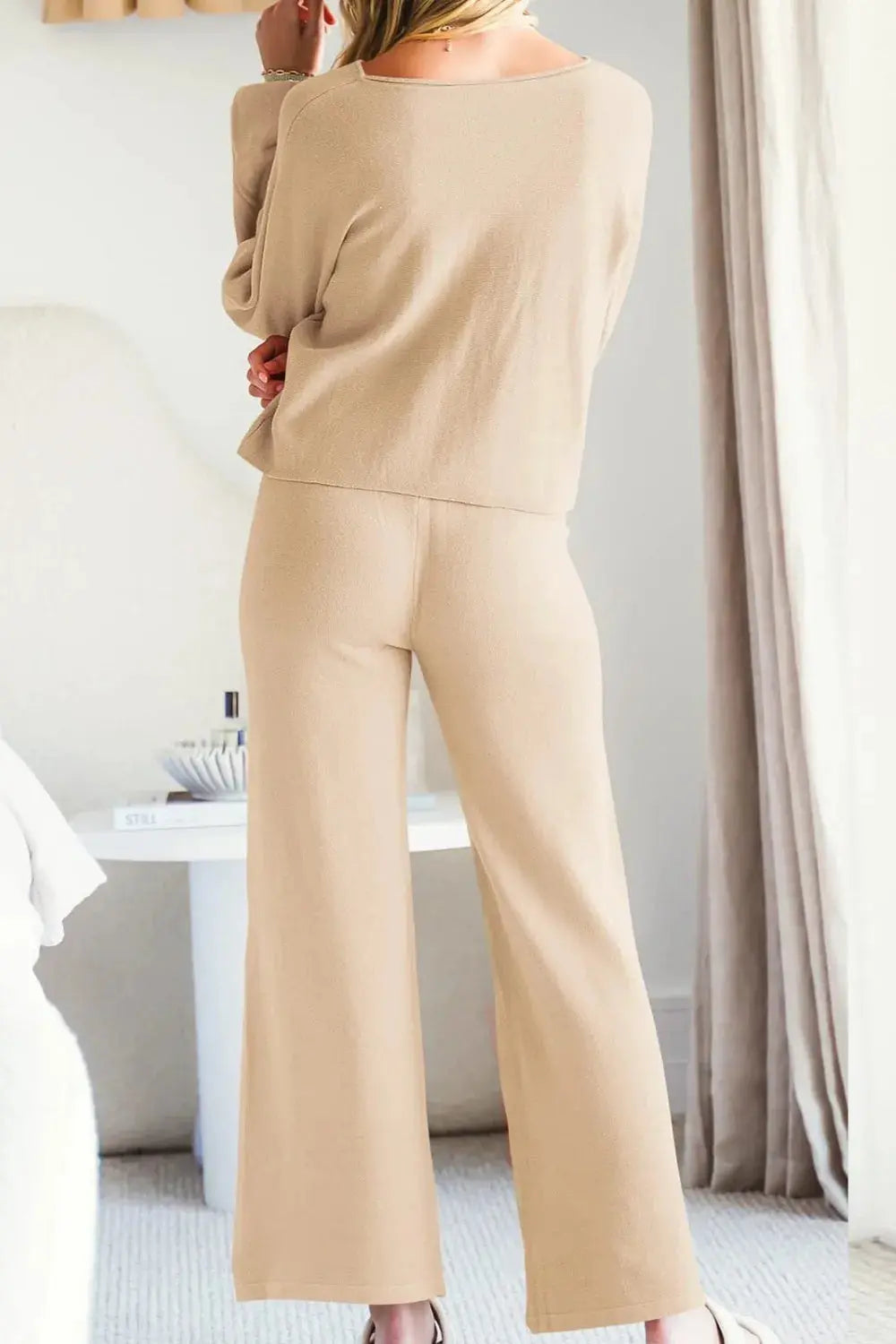 Long Sleeve Top and Pants Set WOMEN - CHIC TB
