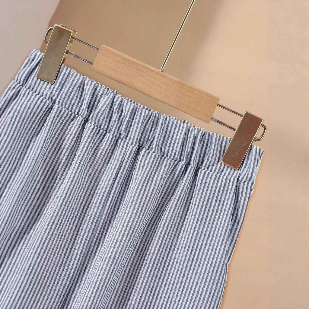 Short sleeved shirt, long pants, pants set