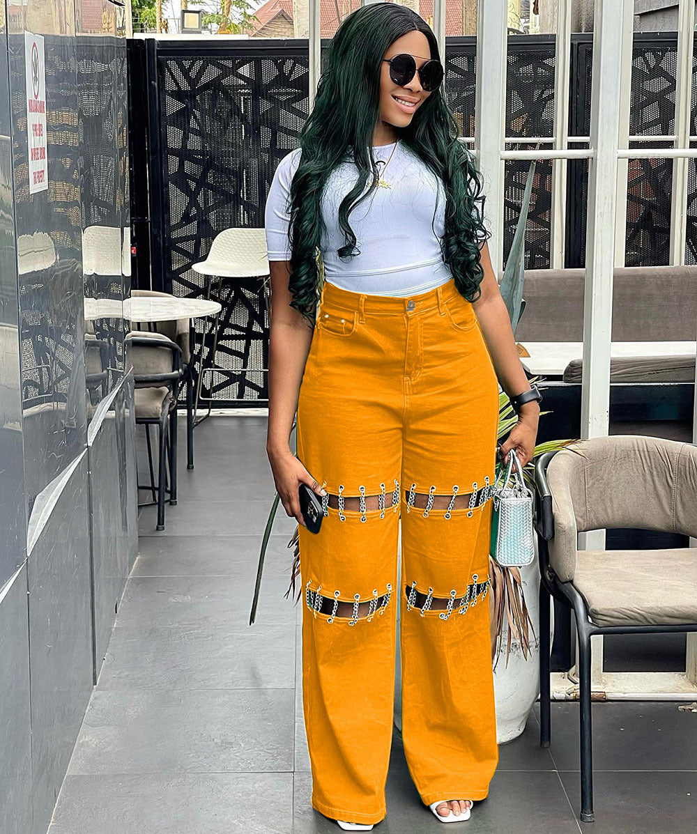 High Waist Denim Pants for Women eprolo