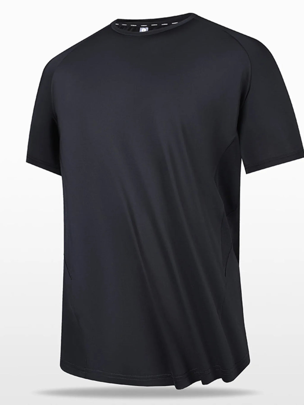 Men's Full Size Round Neck Short Sleeve T-Shirt.