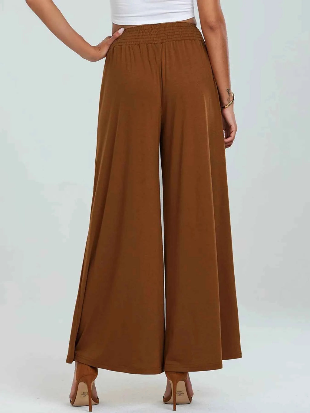 High-Waisted Wide Leg Pants with Pockets.