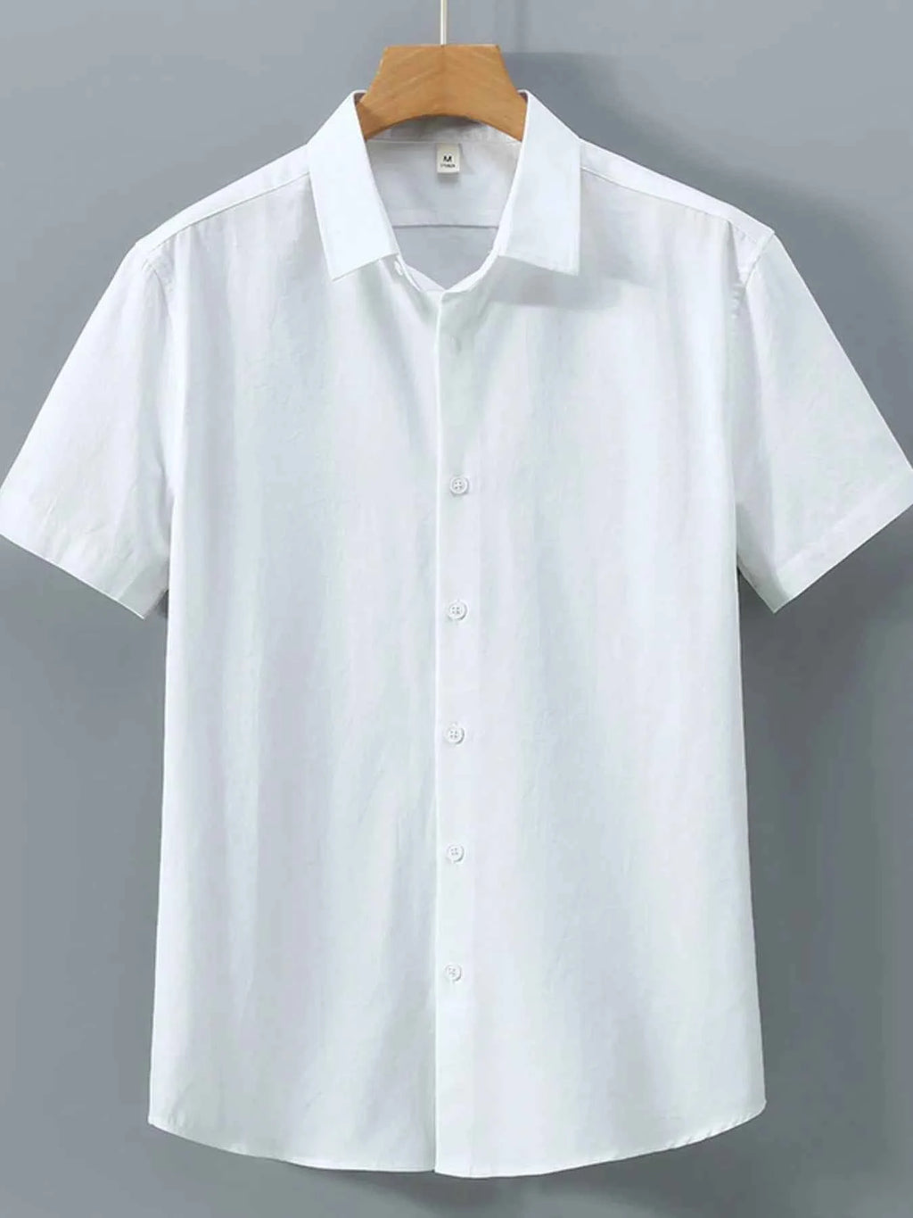 Men's Plus Size Short Sleeve Casual Shirt.