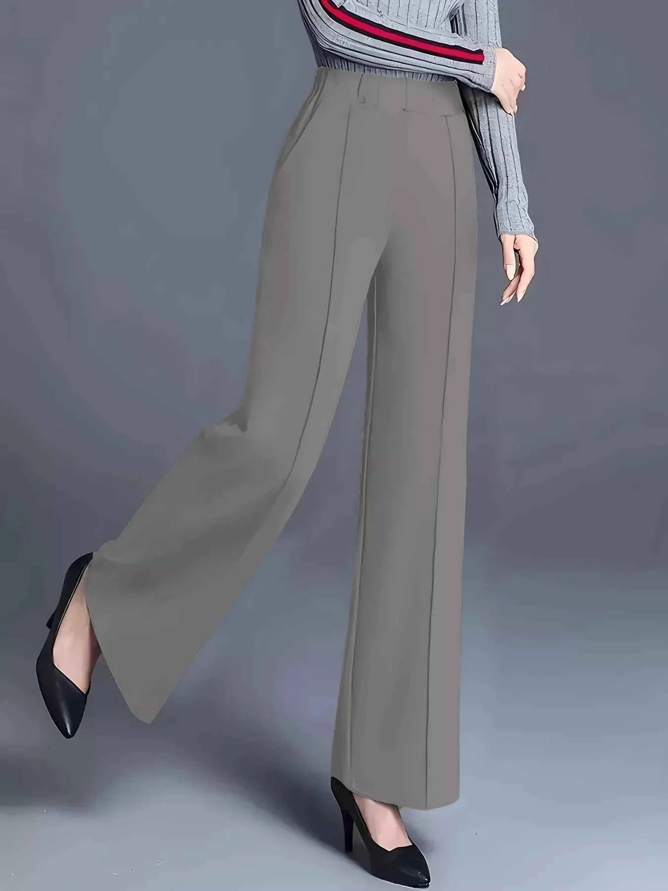 High-Waisted Wide Leg Pants