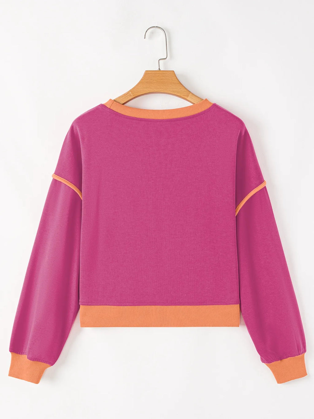 Contrast Trim Long Sleeve Top and Skort Set.