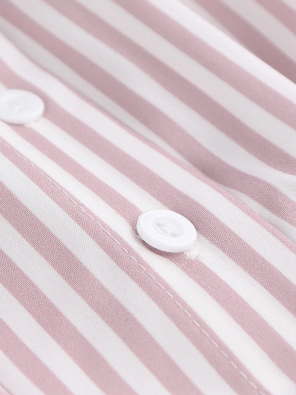 Striped Short Sleeve Button-Up Shirt.