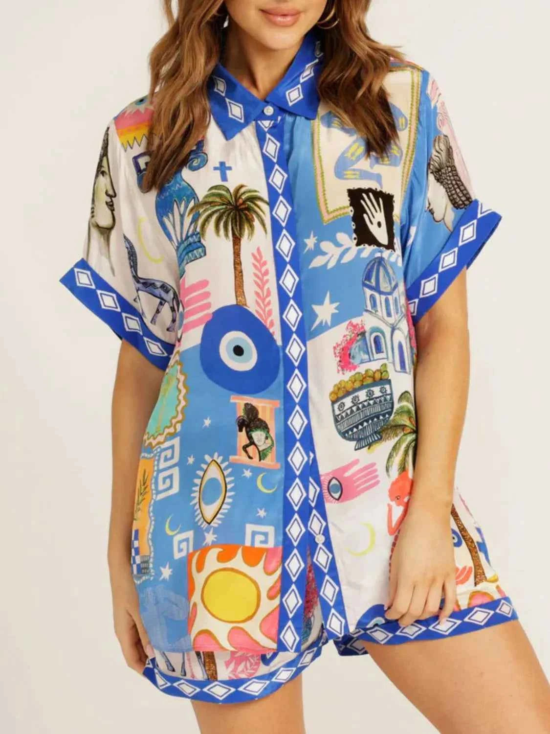 Top and Shorts Set