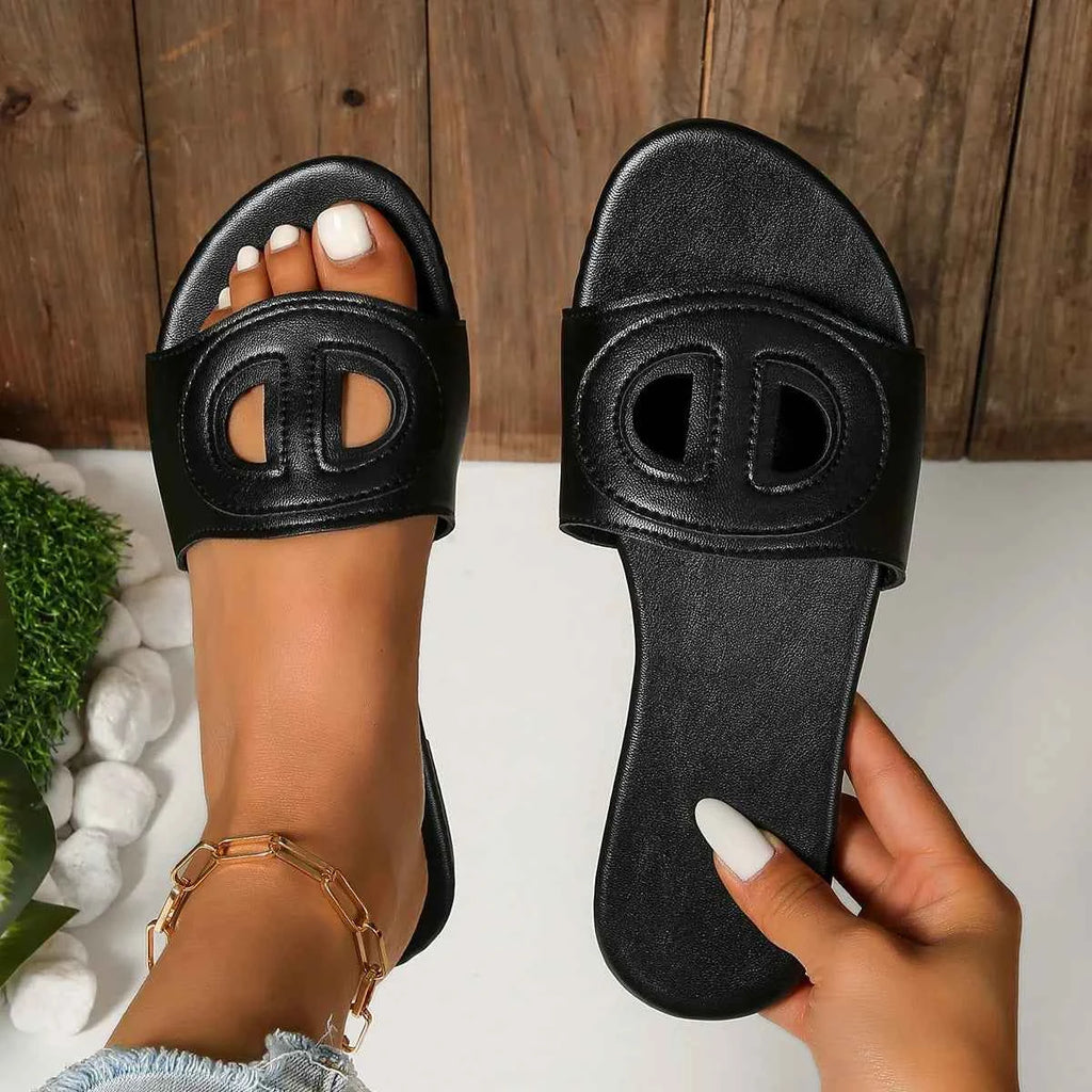 Open Toe Flats Sandals