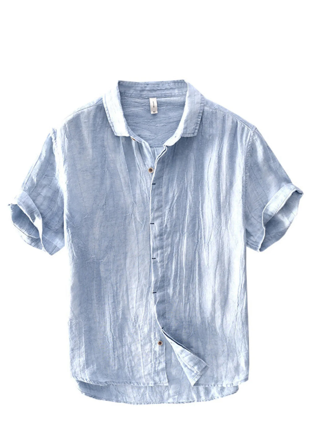 Men's Plus Size Button Up Short Sleeve Shirt.