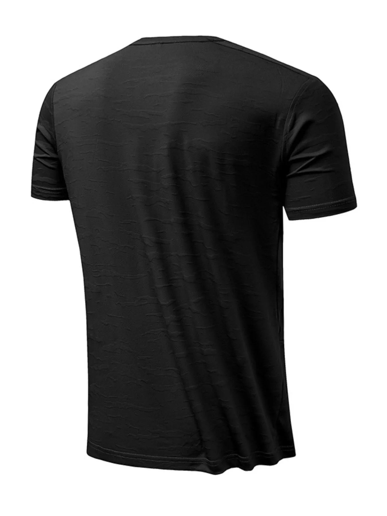 Men's Plus Size Round Neck Short Sleeve Active T-Shirt.