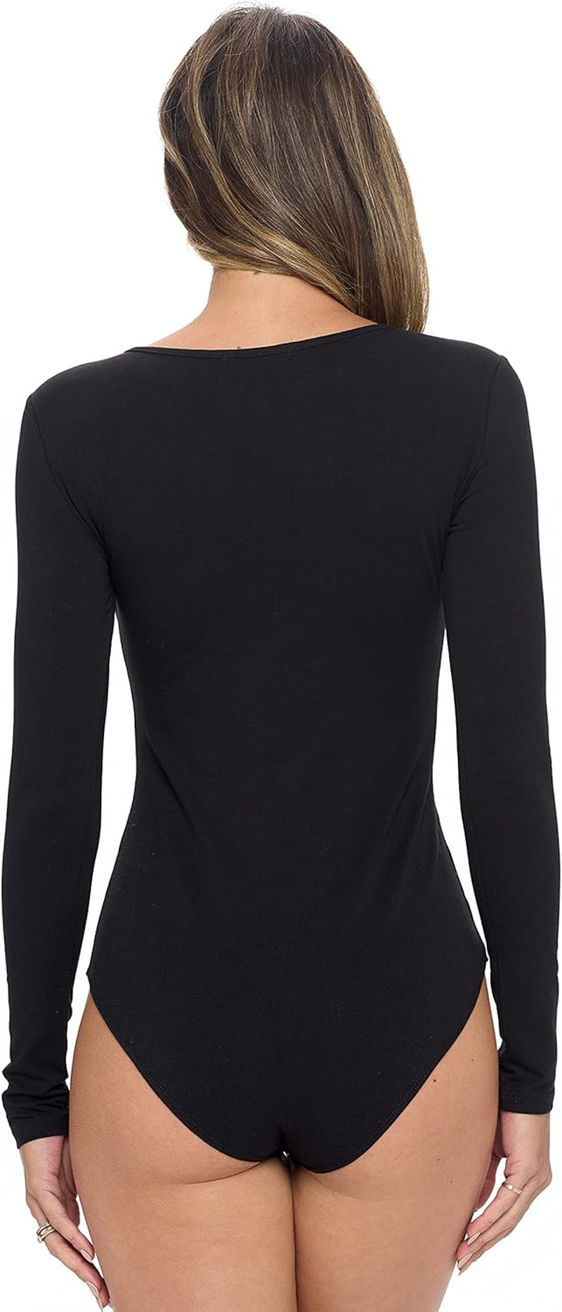 Natural Uniforms Long Sleeve Body Suit-Breathable Cotton Stretch