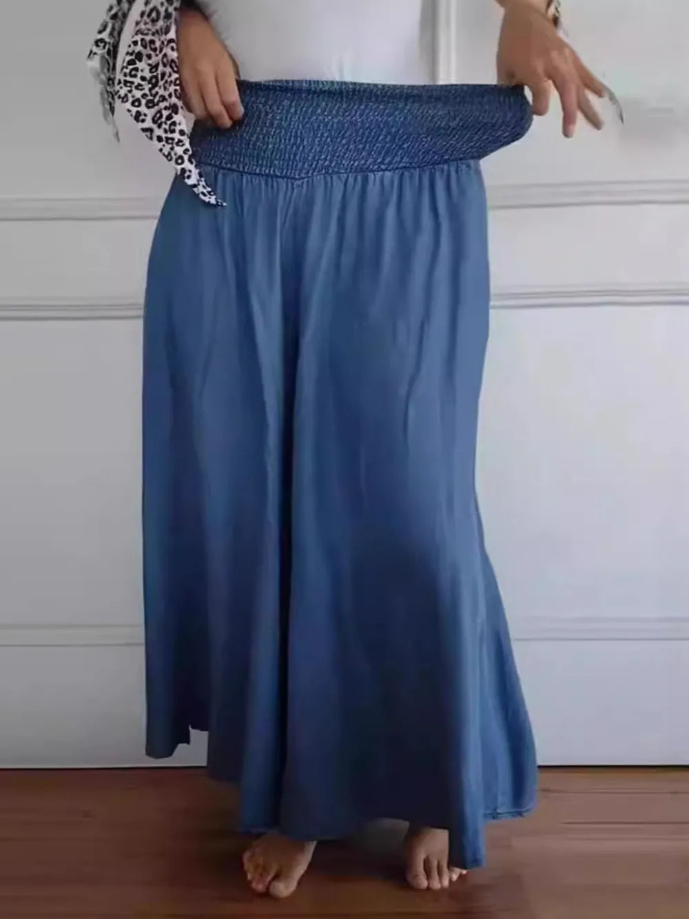 Wide Leg Pants with Pockets full size.