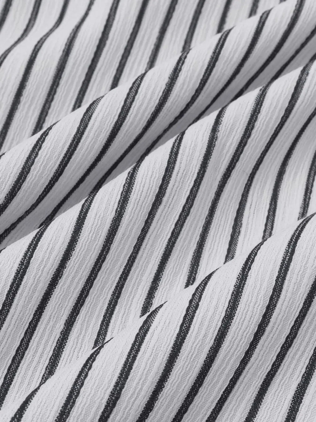 Men's Plus Size Striped Short Sleeve Button-Down Shirt.