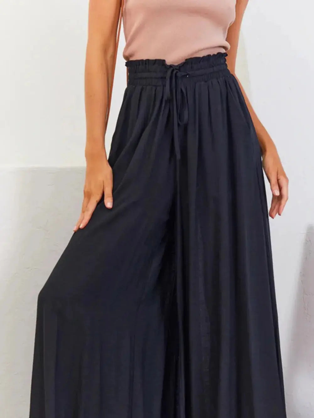 High Waist Wide Leg Pants.