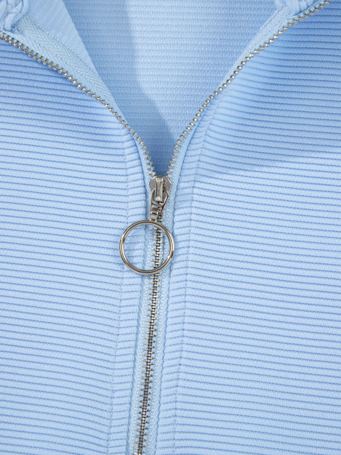 Half Zip Short Sleeve Polo and Shorts Set.