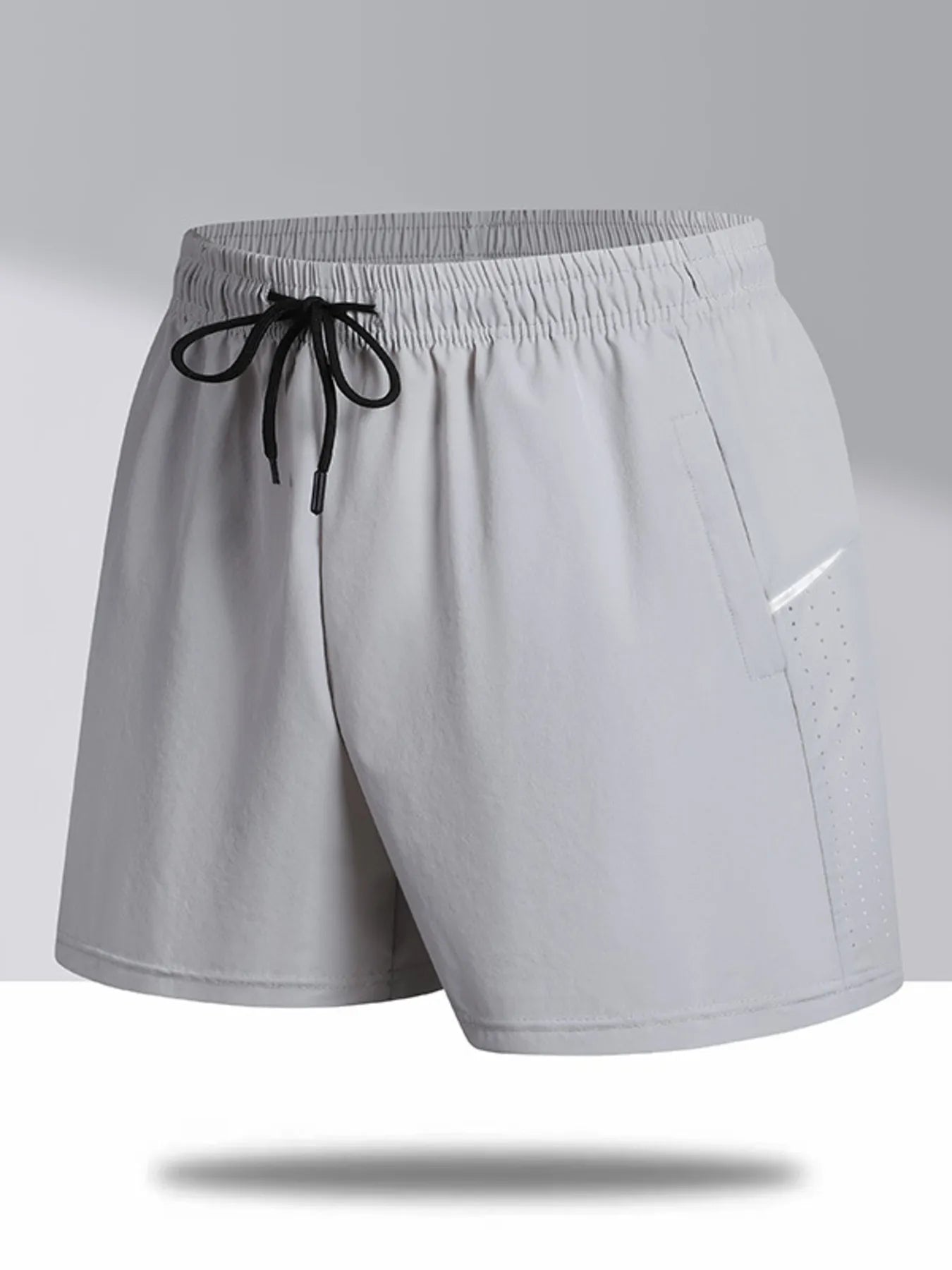 Men's Plus Size Drawstring Shorts.