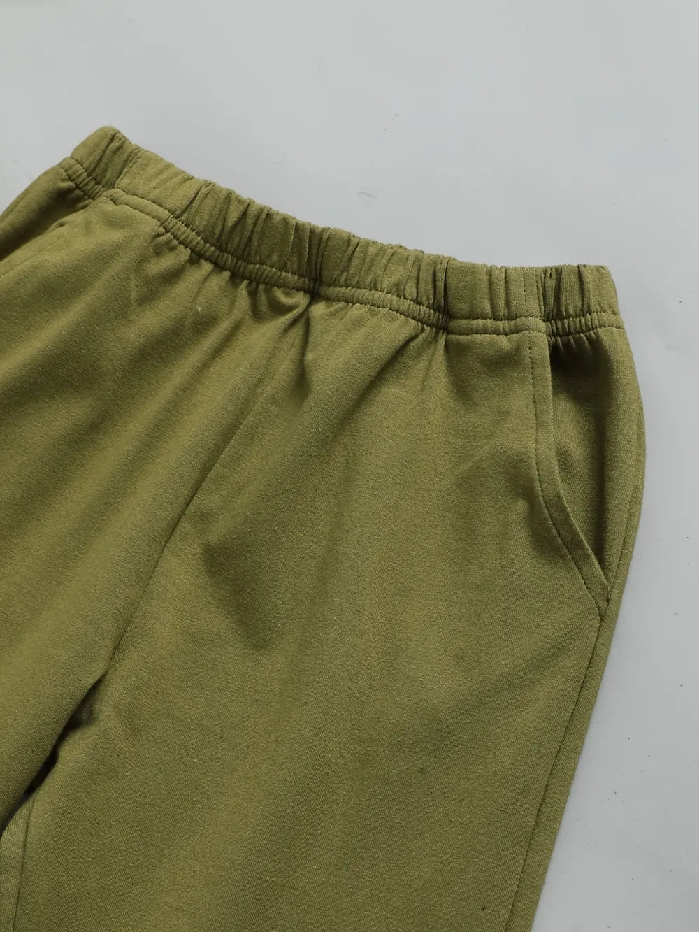 Children's Color Block Top and Pants Set.