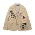Cartoon Mickey Mouse printed jacket