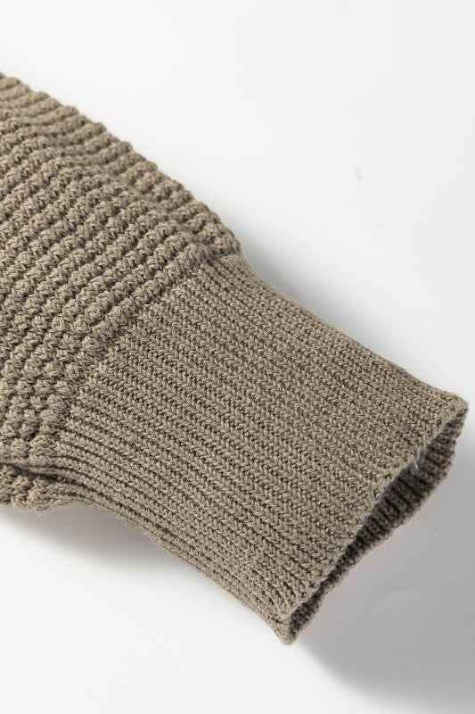 Solid Textured Knit Open-Front Sweater Cardigan