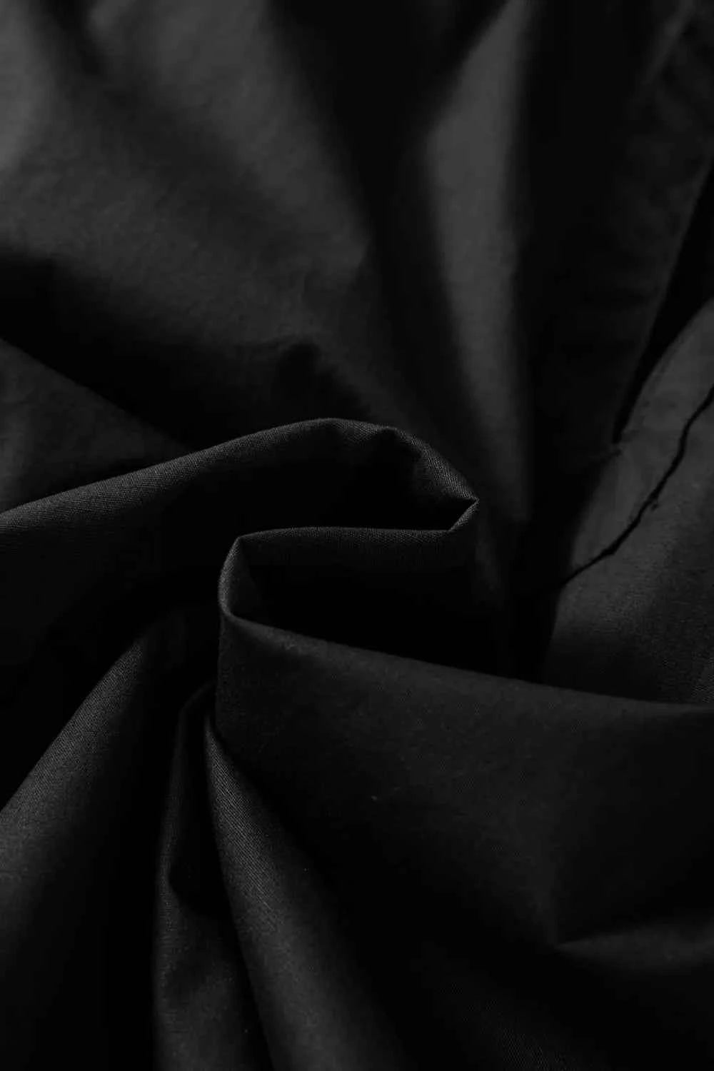 Ruffled Puff Short Sleeve Loose Blouse.