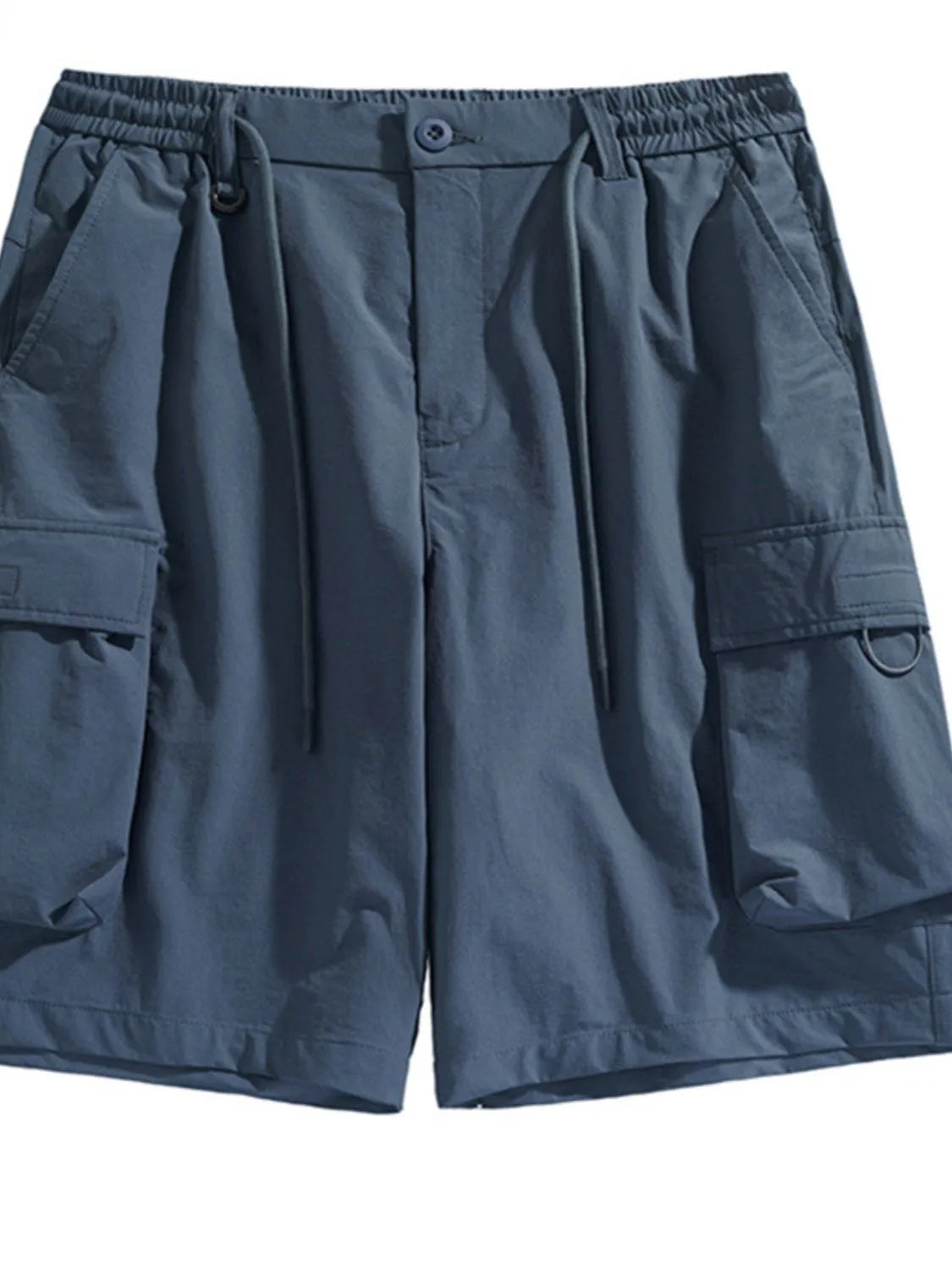 Men's Drawstring Pocketed Shorts.