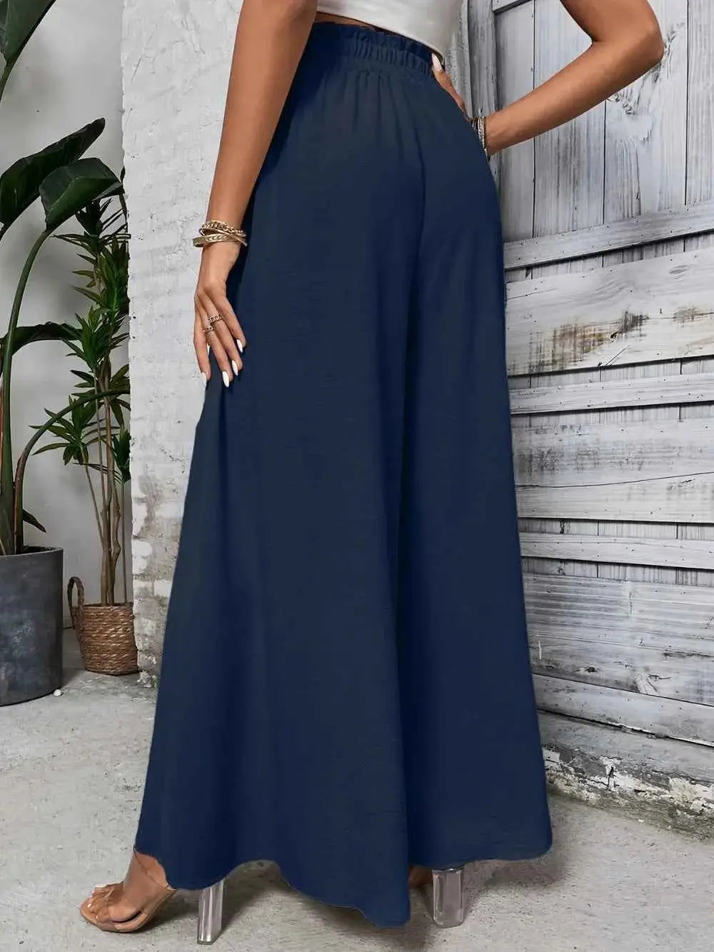 High Waist Wide Leg Pants.