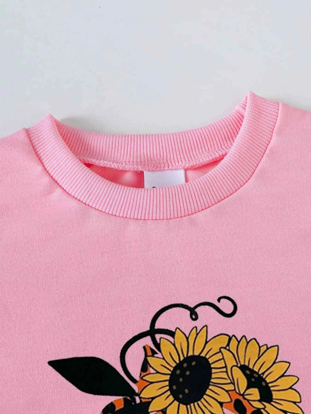 Children's Halloween Graphic Sweatshirt and Flare Pants Set