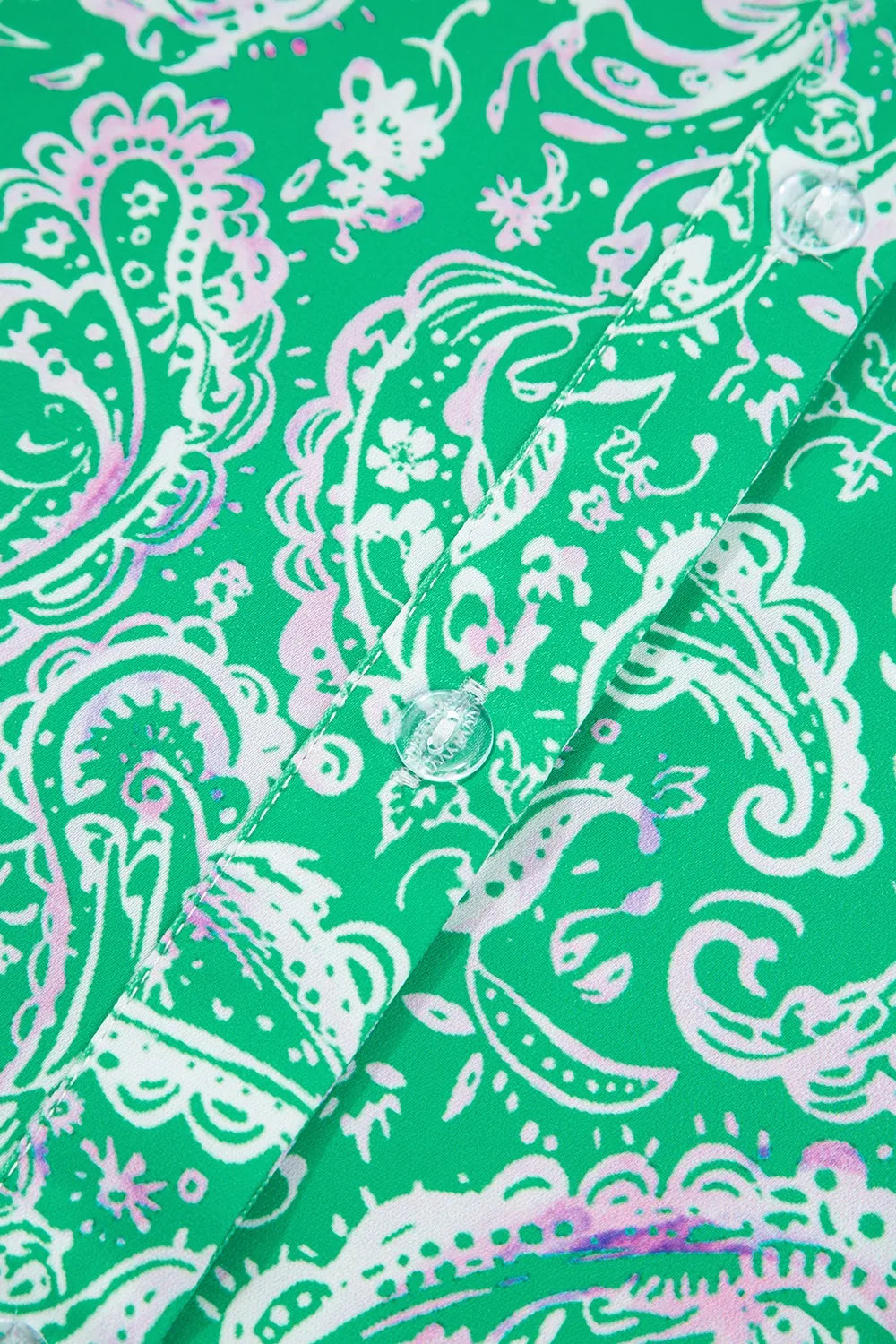 Ruffled Hem Long Sleeve Shirt Dress.