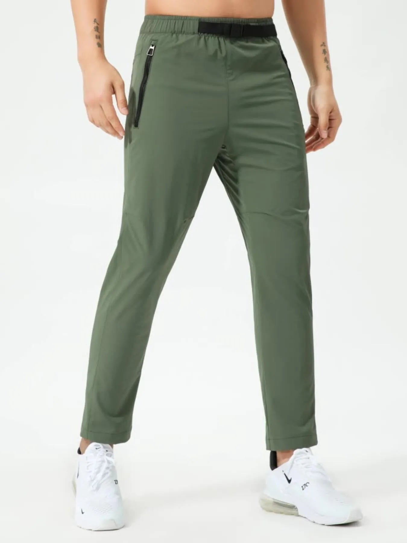 Men's Plus Size Elastic Waist Pants.