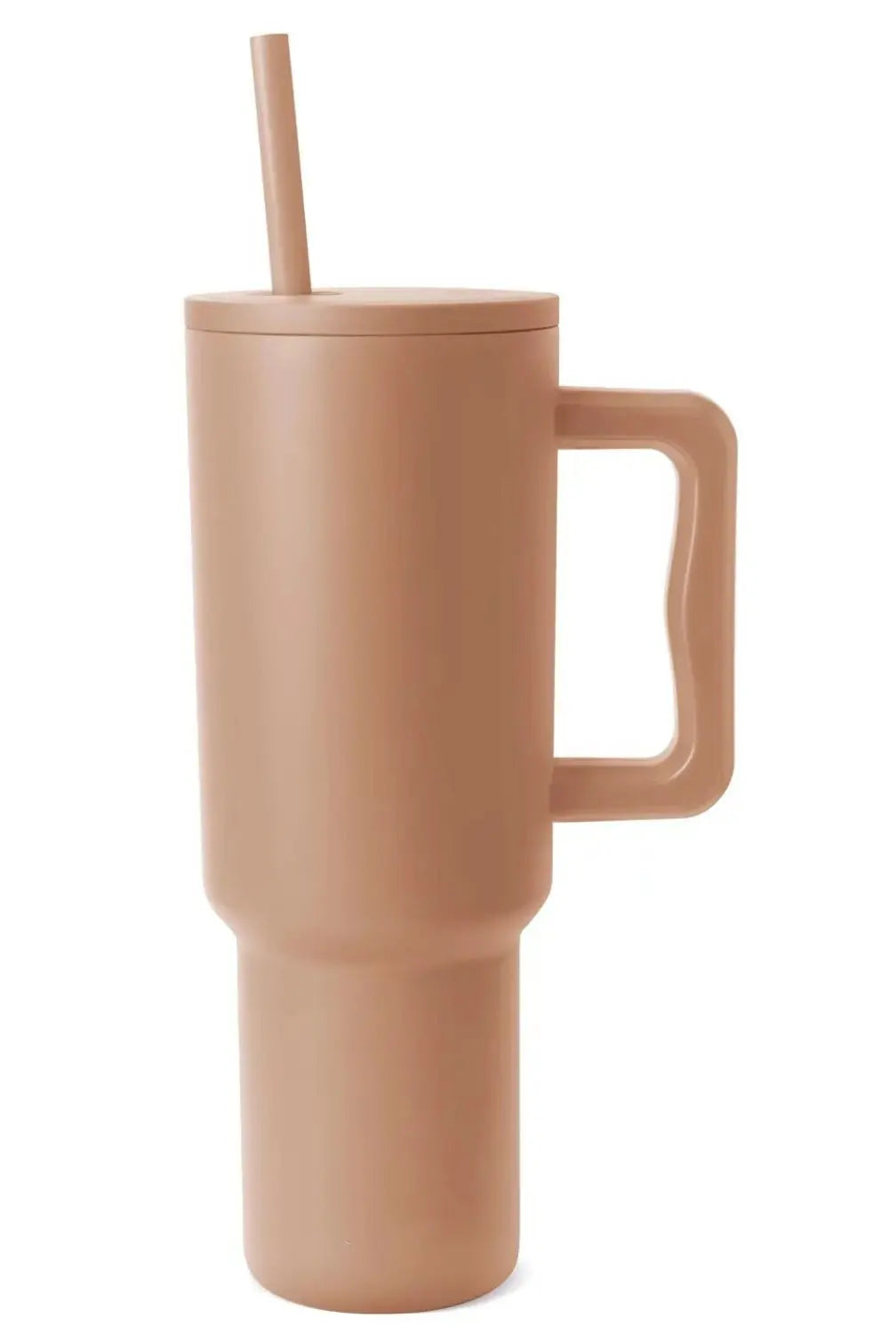 Stainless Steel Tumbler with Matching Straw.