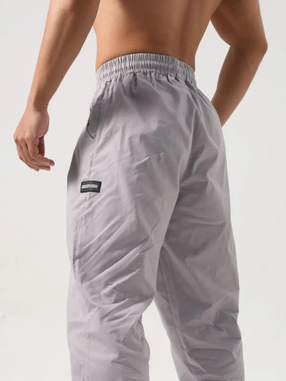 Men's Plus Size Drawstring Pocketed Active Pants.