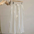 Summer New Loose Linen Casual Pants for Women Pear-shaped Figure Loose Slim Wide-leg Nine-point Pants