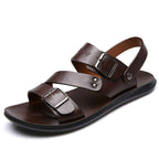 Large size sandals for men beach shoes for men cool slippers for men one shoe dual-use men's sandals