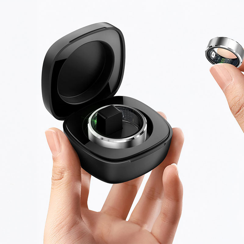 New Smart Ring for Men & Women. Tracks Heart Rate, Blood Oxygen, Sleep. 5ATM Waterproof Fitness Tracker