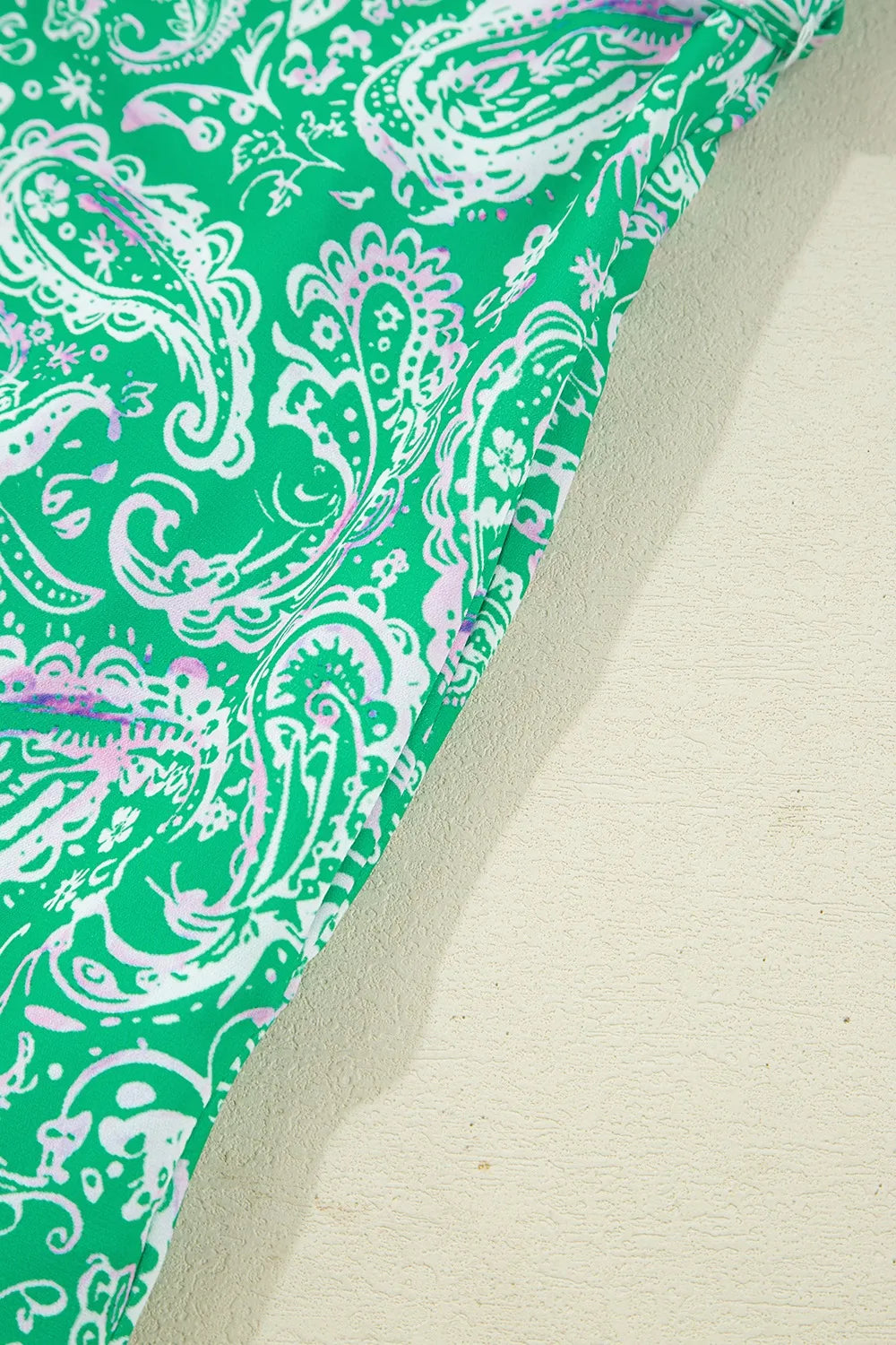 Ruffled Hem Long Sleeve Shirt Dress.