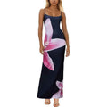 Bodycon Printed Strap Dress European And American Style