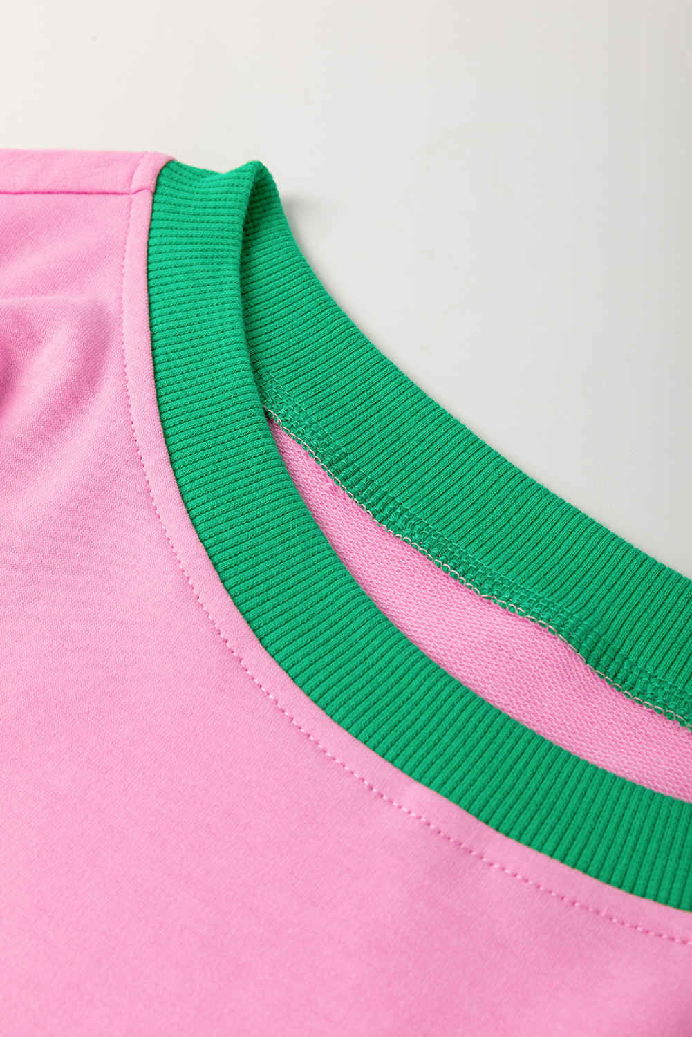 Bonbon Plus Size Contrast Trim T Shirt and Skirt Two Piece Set Dear-Lover Dropshipping