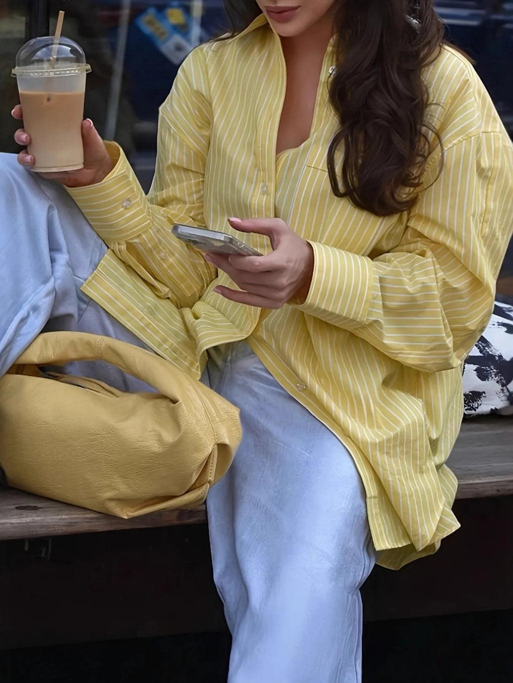 Striped Button-Down Shirt.