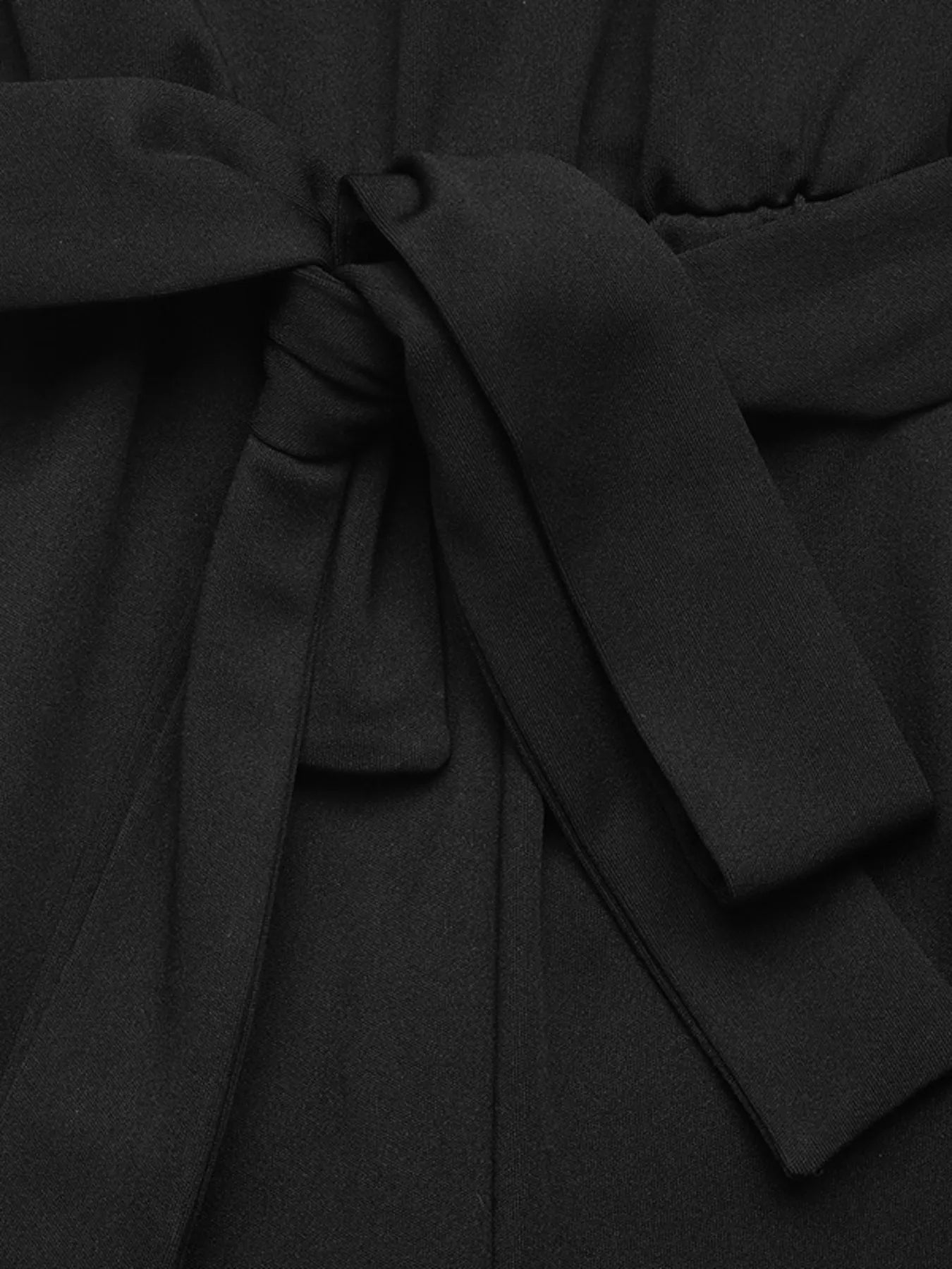 Pearl Detail Ruffled Cap Sleeve Jumpsuit.