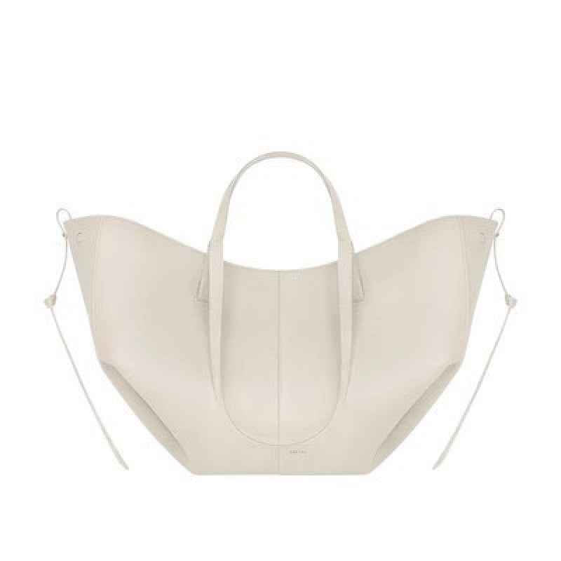 Leather bucket bag handbag tote bag