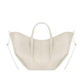 Leather bucket bag handbag tote bag