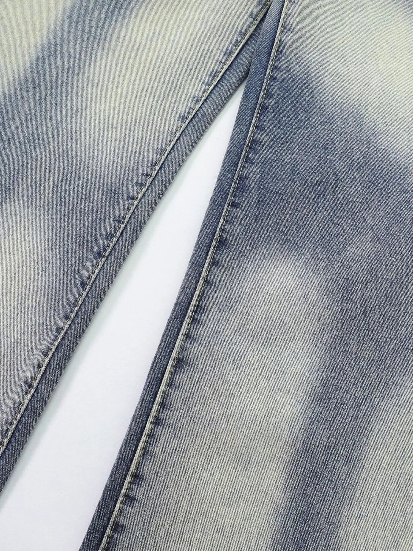 Men's Wide Leg Denim Jeans.