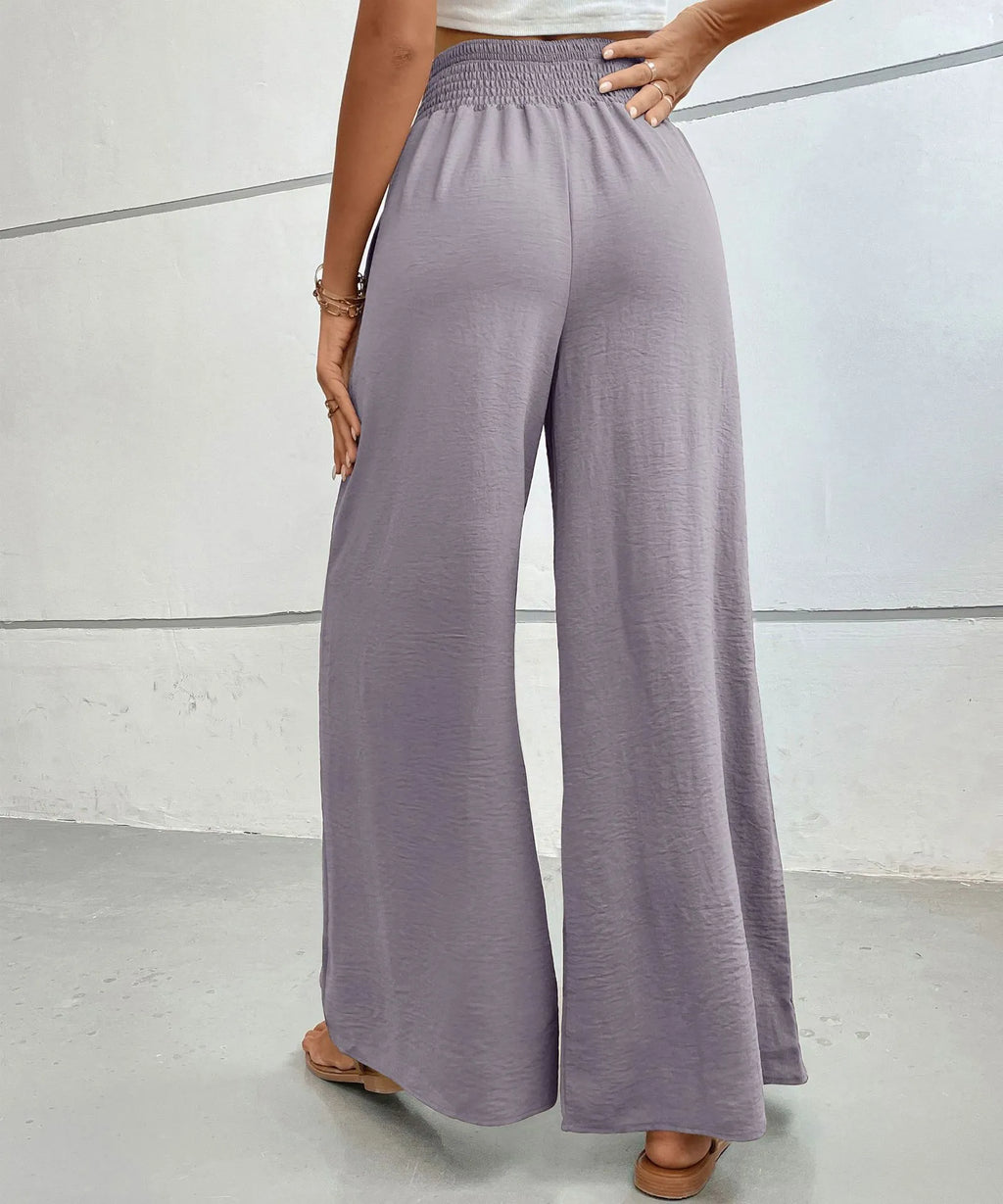 High-Waisted Wide Leg Pants.