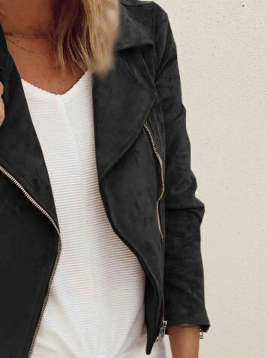 Zip Up Long Sleeve Jacket.