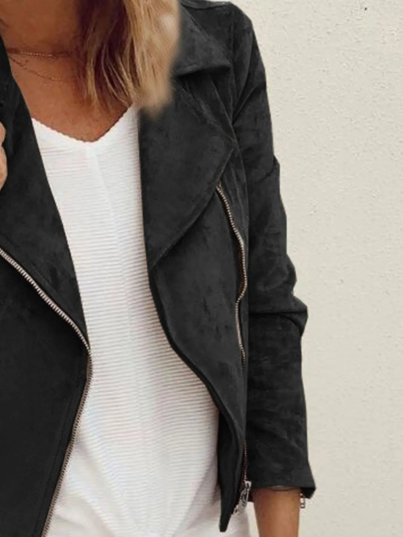 Zip Up Long Sleeve Jacket.