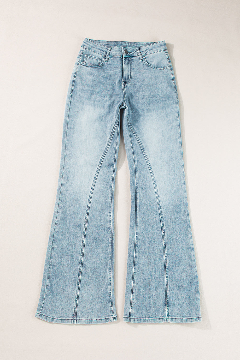 Dusk Blue Acid Wash Extra Wide Leg High Waist Long Jeans Dear-Lover Dropshipping