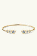 1.8 Carat Moissanite 925 Sterling Silver Bracelet.