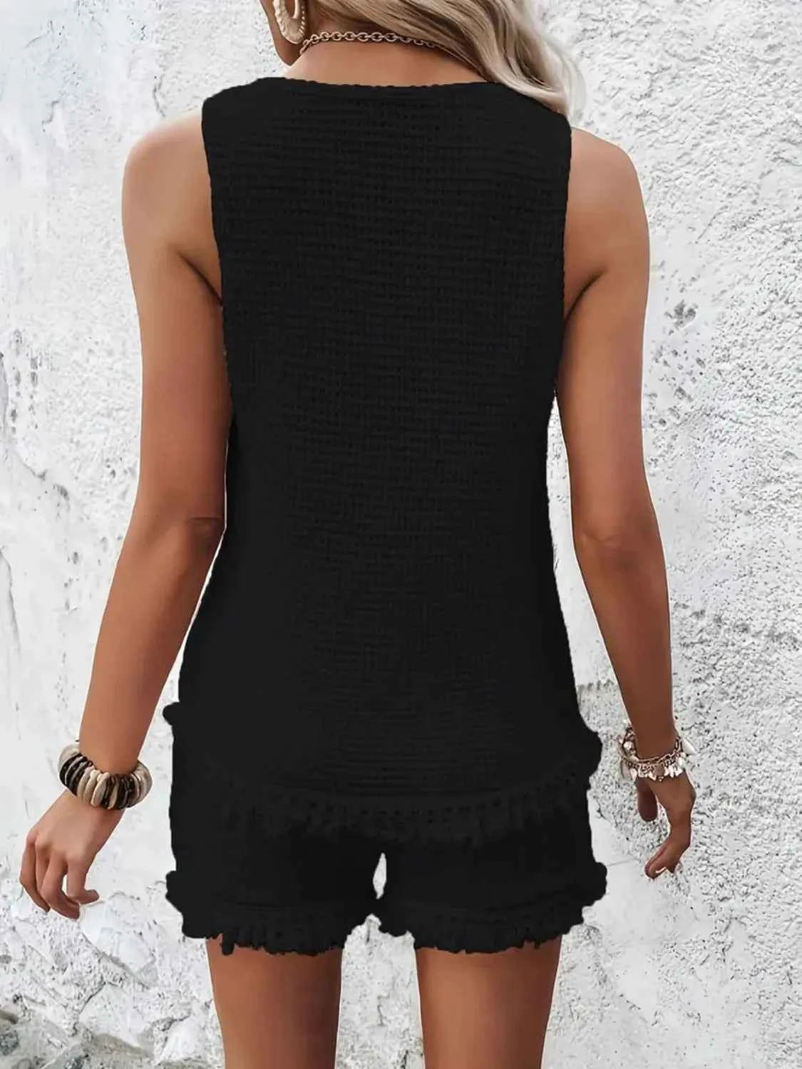 Top and short set comfortable and beautiful