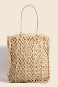 BEACH Intricate Braided Tote Bag.