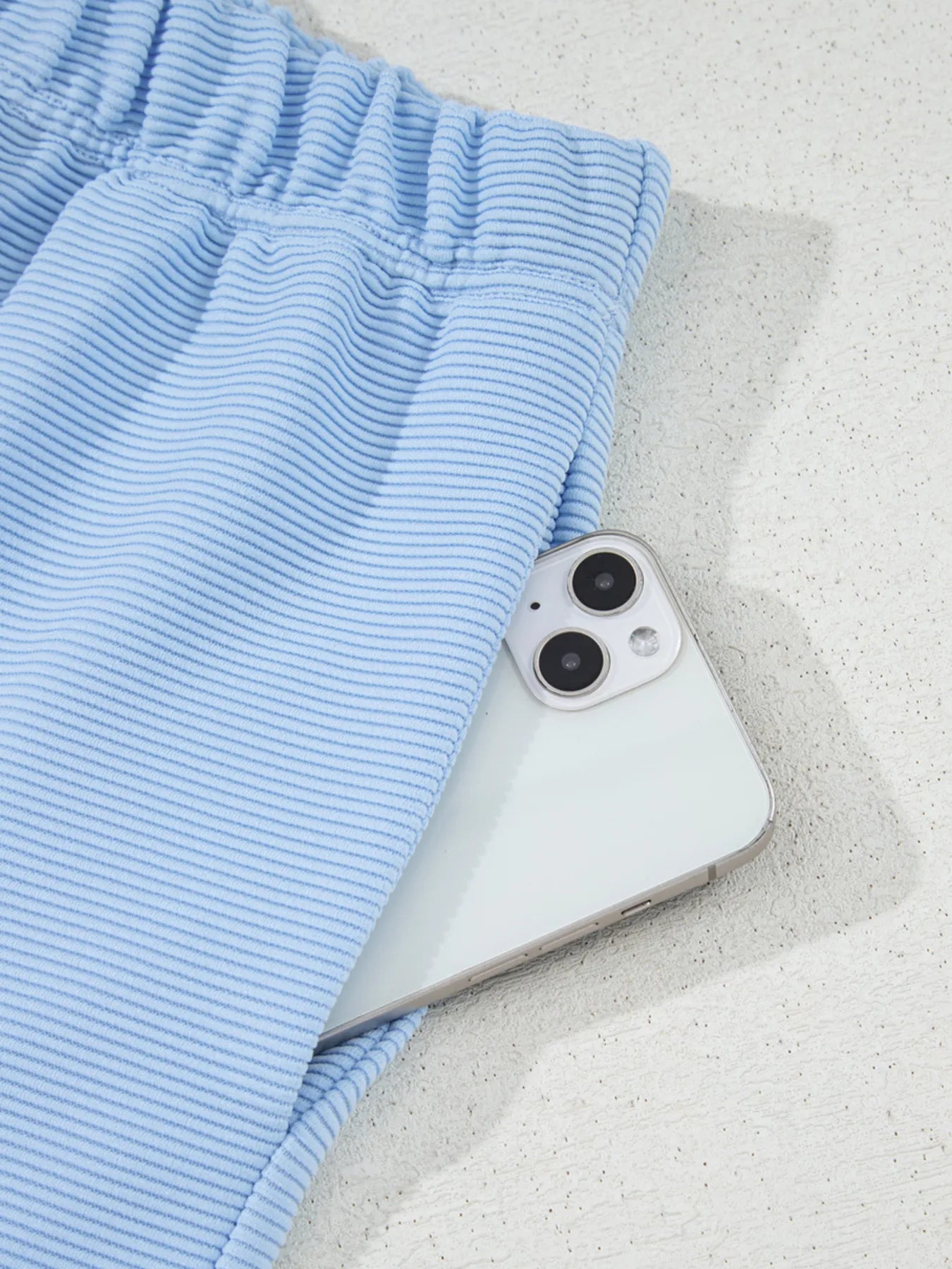 Half Zip Short Sleeve Polo and Shorts Set.