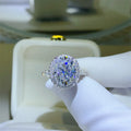 5 Carat Moissanite 925 Sterling Silver Ring.